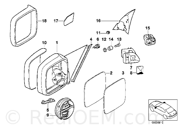 2 types of e36 mirrors