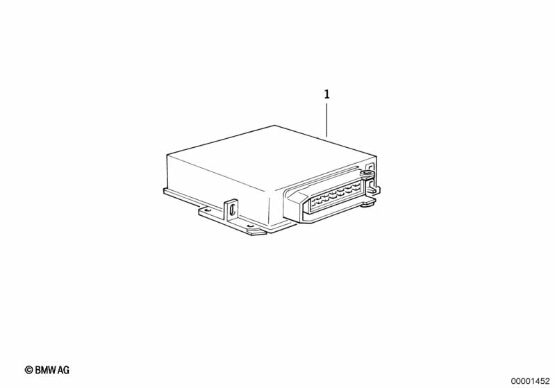 Uncoded DME control unit