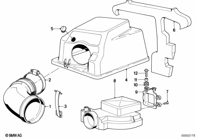 TOP AIR CLEANER HOUSING/AIR-FLOW SENSOR