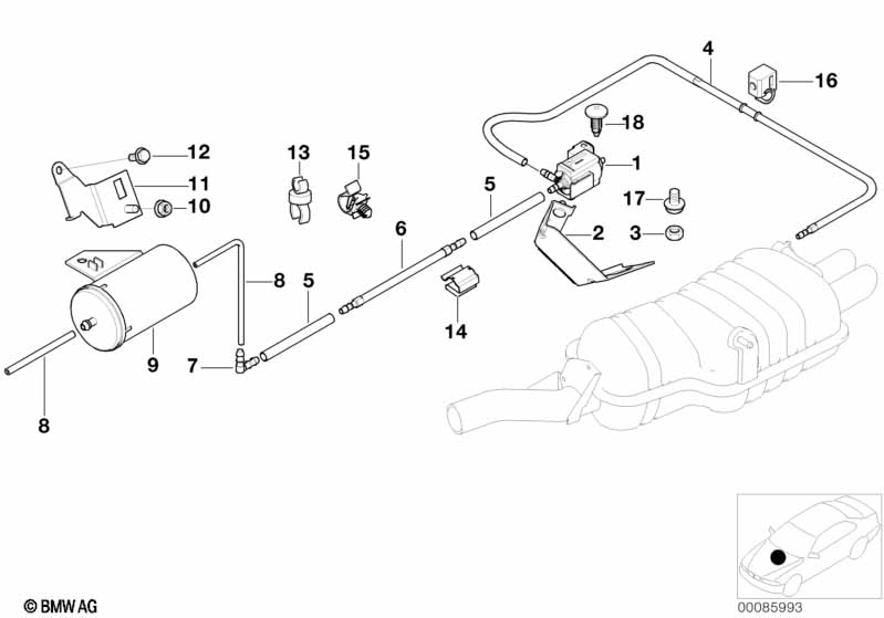 Vacuum control, exhaust flap