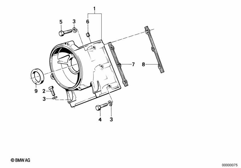 Upper timing case