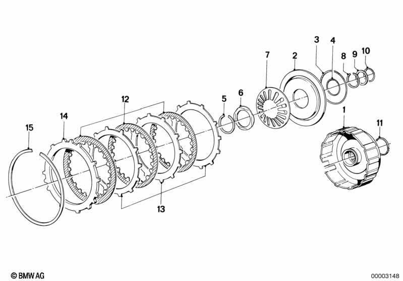 ZF 3hp22 drive clutch B