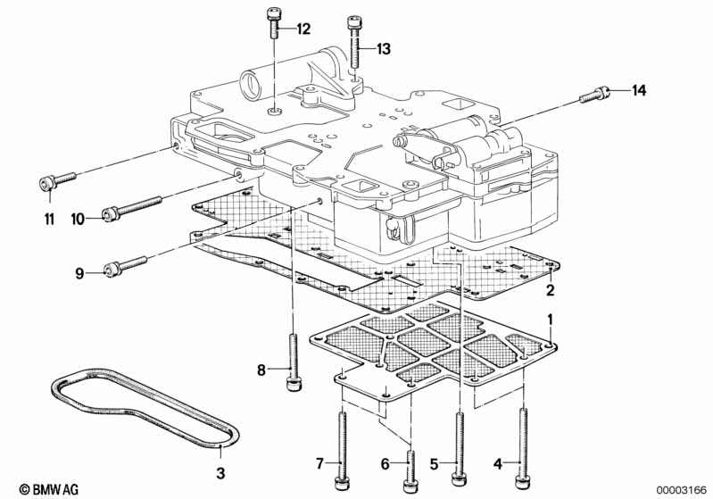 ZF 3hp22 mounting parts control unit