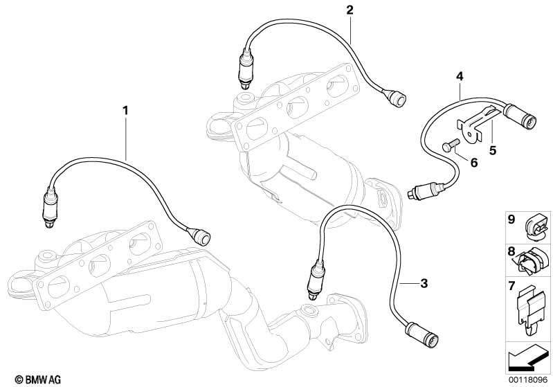 Lambda Probe Fixings