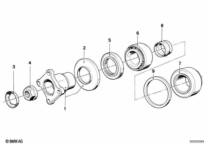Drive flange suspension/gasket ring