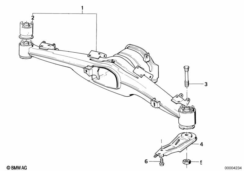 Rear axle carrier