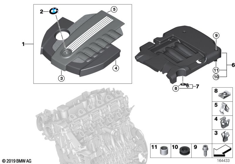 BMW X5 X6 Series E70 E71 Noise Insulation Firewall (Left)