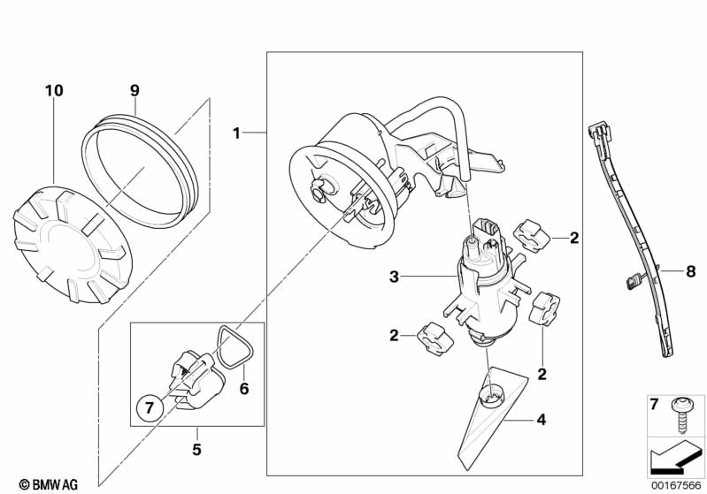 Fuel pump and fuel level sensor