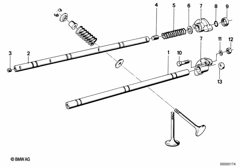 Timimg gear - rocker arm/valves