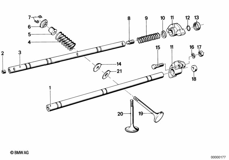 Timimg gear - rocker arm/valves