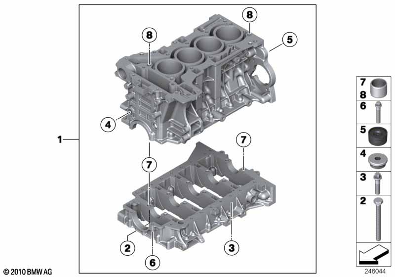 B48 Engine (330i) Technical Diagrams and Details - Page 2