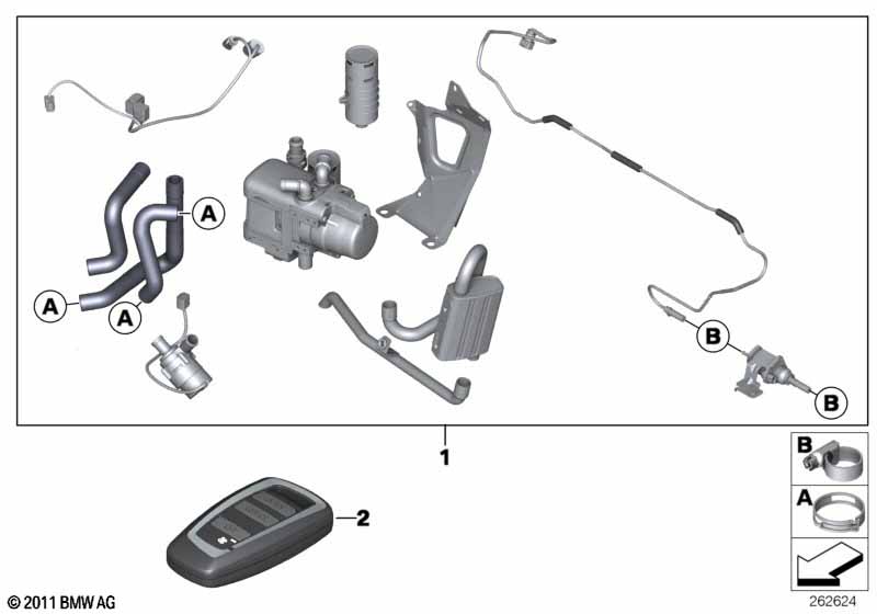 Install.kit, independent heater