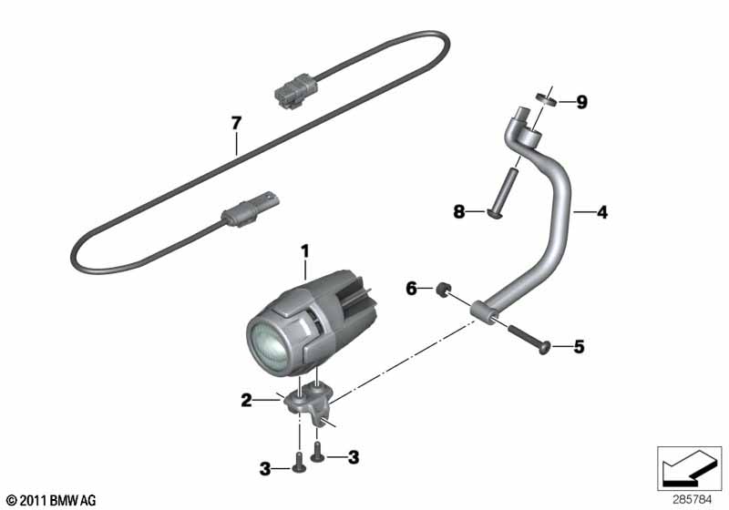 LED driving light