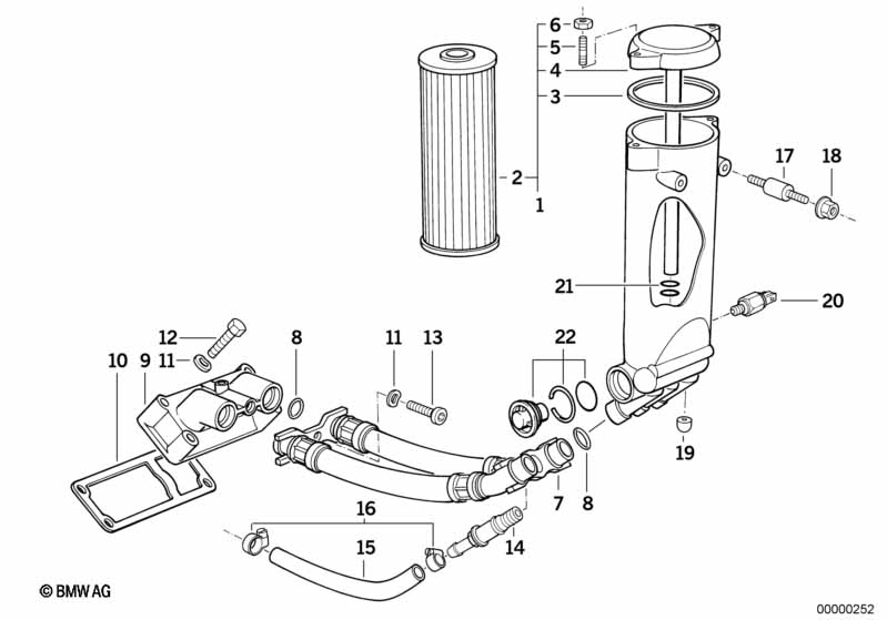 Lubrication system-Oil filter