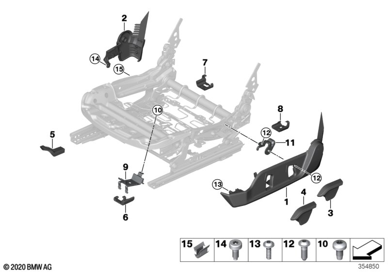 Seat front seat coverings