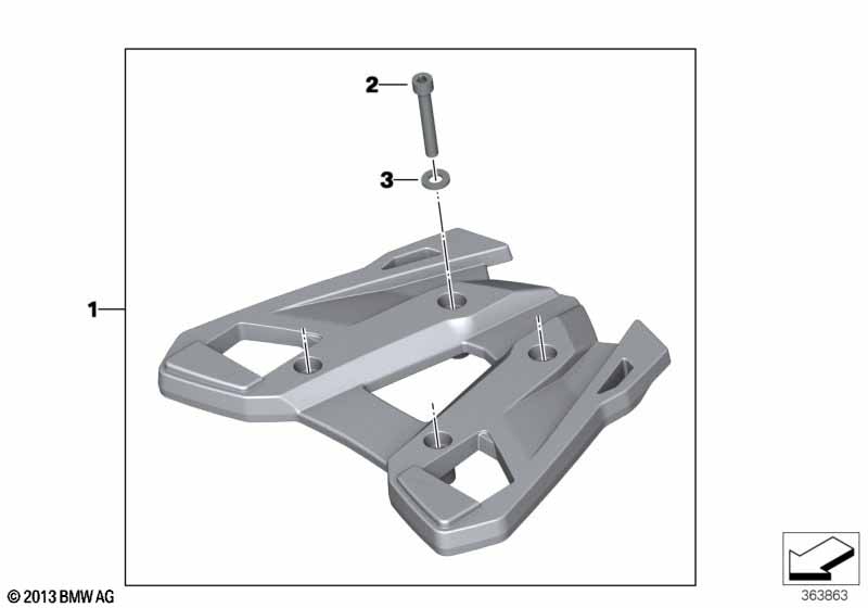 Luggage rack, Topcase