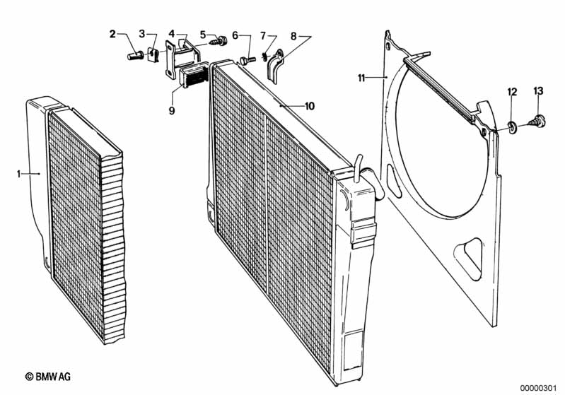 Radiator/frame