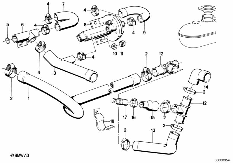 Cooling System Water Hoses