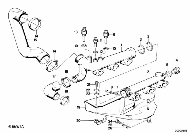 Cooling System Water Hoses
