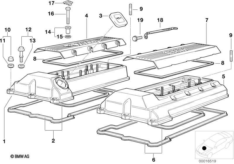 Cylinder head cover