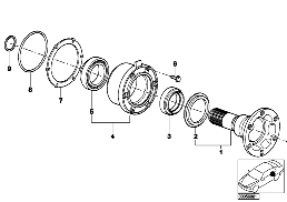 SUSPENSION / JUNTA DE LA BRIDA DE CONDUCCION