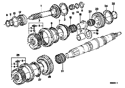 GETRAG 260/5/50 GEAR WHEELSET PART