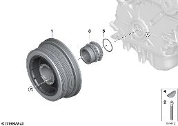 335 3 5d Owners Has Anyone Replaced Vibration Damper A K A Crankshaft Pulley Bimmerfest Bmw