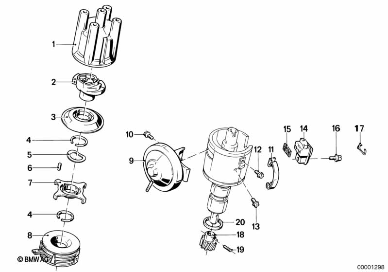 Genuine BMW 12111276114 E12 E21 E28 Clip (Inc. 315) | ML Performance UK Car Parts