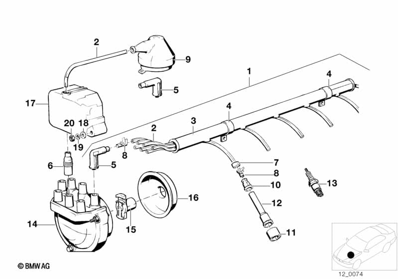 Ignition wiring/spark plug/distrib.c..