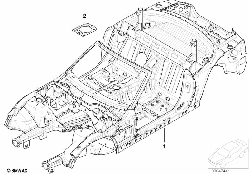 Genuine BMW 41128400744 E36 Front Emergency Wheel Holder (Inc. Z3) | ML Performance UK Car Parts