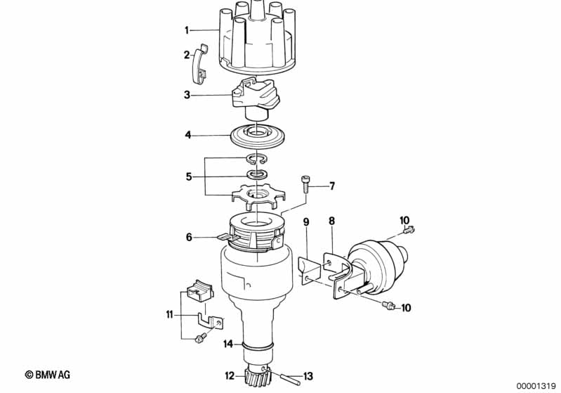 Distributor-single parts