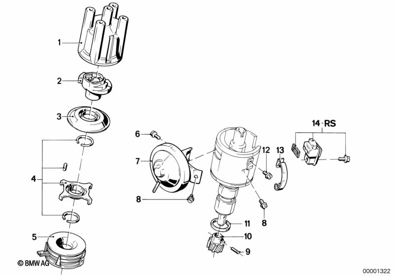 Distributor-single parts