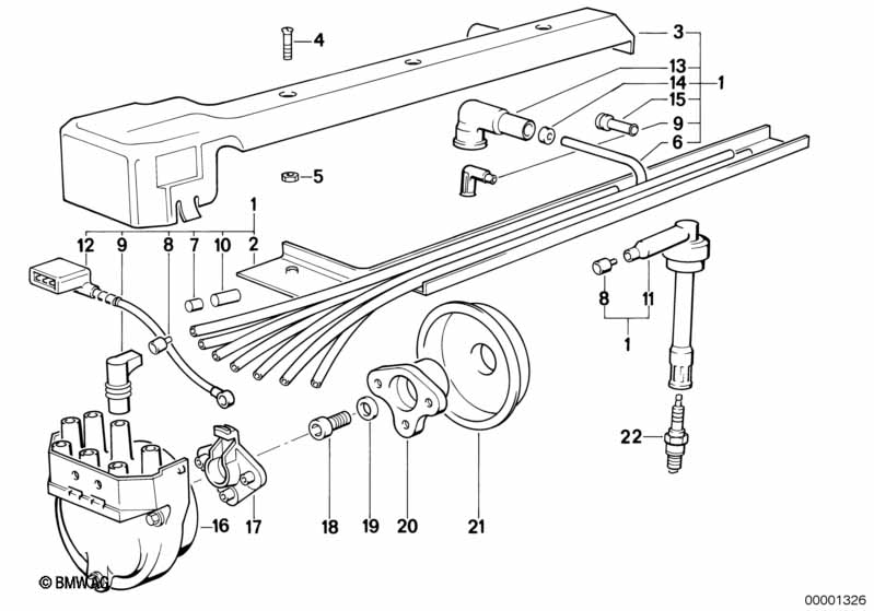 Genuine BMW 12121312449 E34 Circular Connector (Inc. M5 3.6) | ML Performance UK Car Parts