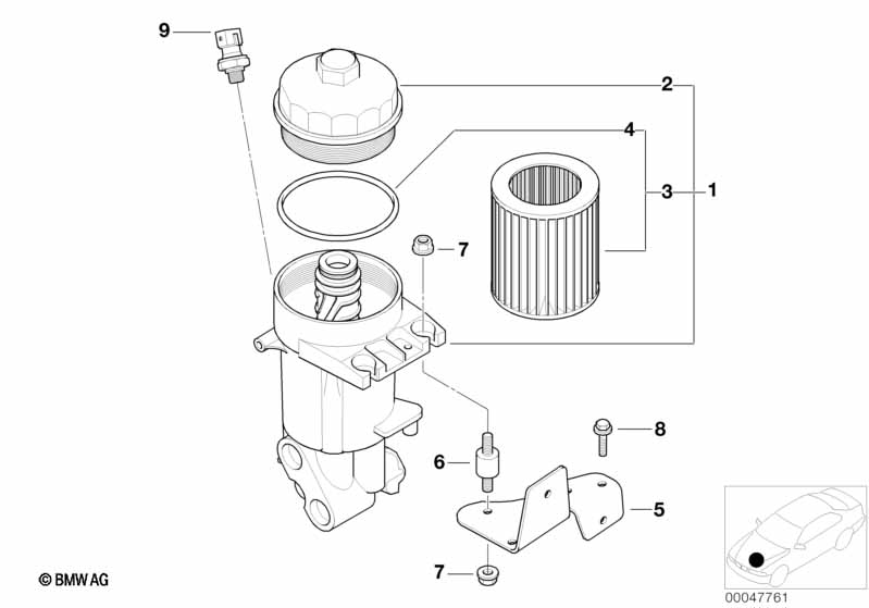 Genuine BMW 11421407780 E52 Holder (Inc. AlpinaV8 & Z8) | ML Performance UK Car Parts