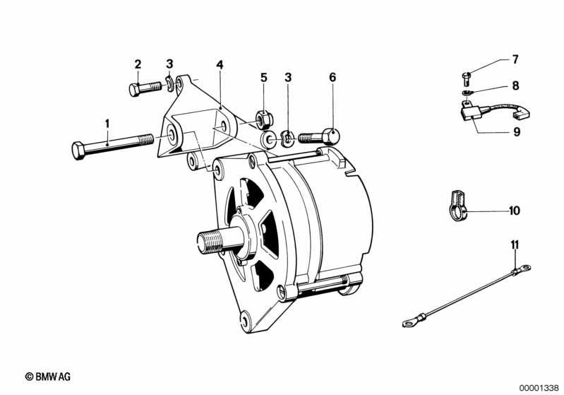 Alternatormounting parts