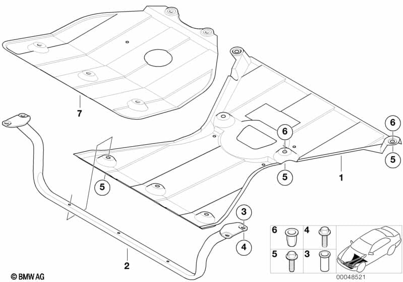 Front aggregate protective plate