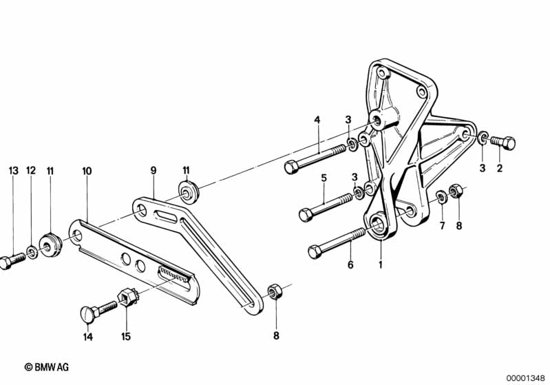 Genuine BMW 12311266830 E28 E12 E21 Adjusting Bar (Inc. 318i & 518i) | ML Performance UK Car Parts