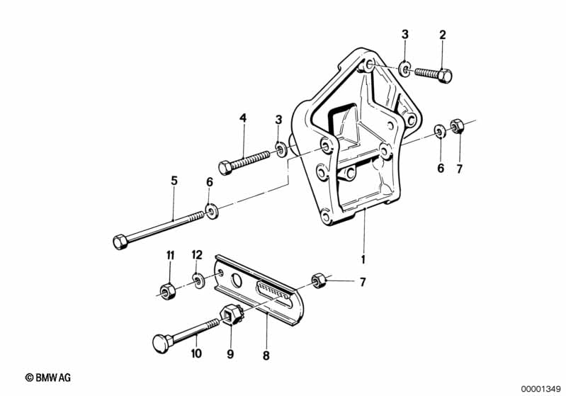 Alternatormounting parts