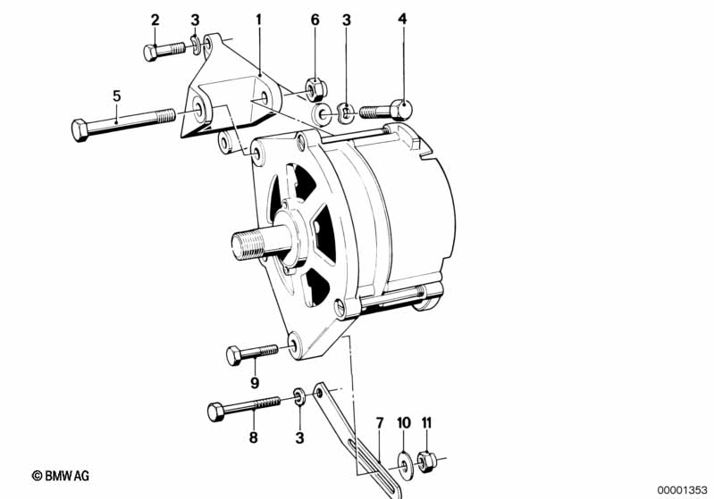 Alternatormounting parts