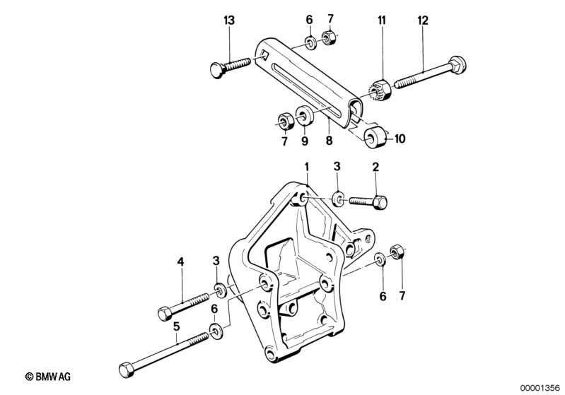 Genuine BMW 12311288416 E30 E28 E34 Adjusting Bar (Inc. 324td) | ML Performance UK Car Parts