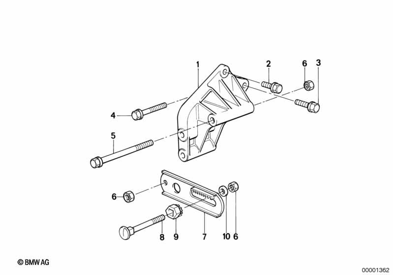 Alternatormounting parts
