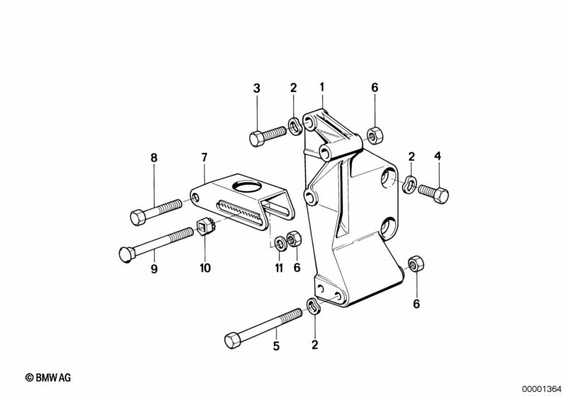 Genuine BMW 12311714450 E34 E32 Adjusting Bar (Inc. 730iL, M5 & M5 3.6) | ML Performance UK Car Parts
