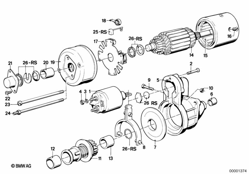 Starter parts