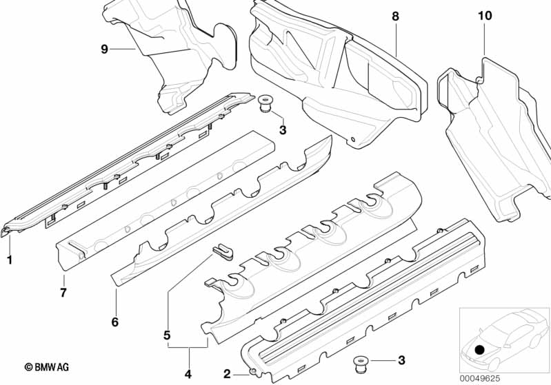 Genuine BMW 11142248502 E38 E65 Grommet (Inc. 740d) | ML Performance UK Car Parts