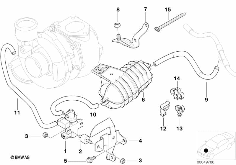 Vacuum control exhaust turbocharger