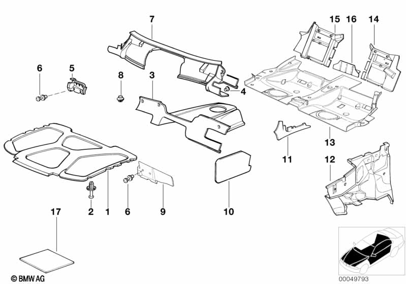 Genuine BMW 51488151438 E36 Sound Insulating Engine Hood (Inc. M3, 325is & 325i) | ML Performance EU Car Parts