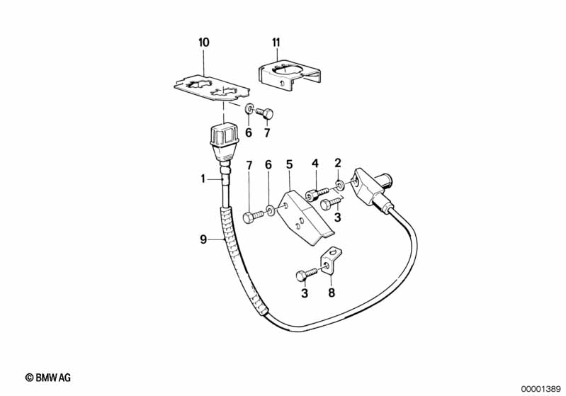 Genuine BMW 12141274645 E23 E24 E28 Holder (Inc. 633CSi, 732i & 735i) | ML Performance UK Car Parts