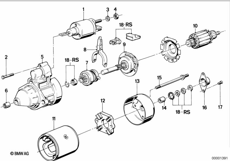 Starter parts
