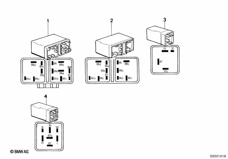 Genuine BMW 13631273139 E23 E12 E24 Relay Combination (Inc. 735i, 745i & 3.0Si) | ML Performance EU Car Parts