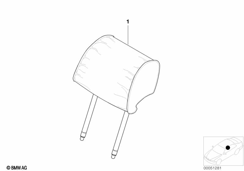 Indiv. headrest, comfort seat, leather